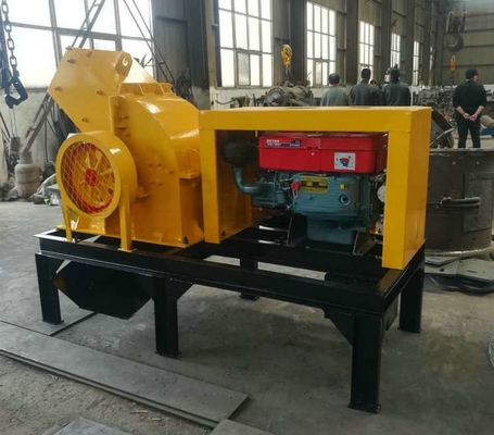 PC Series Gold Crusher Hammer Mill с дизельным двигателем и регулируемым размером экрана