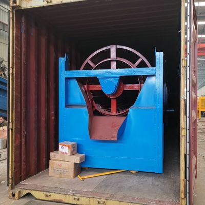 2200 кг. Мобильная золотая барабанная экрановая машина для мытья и сепарации золота
