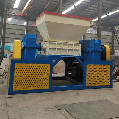Мобильный двойной вал отходов железной машины Shell Metal Shredder Machine для длительного срока службы