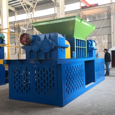 Мобильный двойной вал отходов железной машины Shell Metal Shredder Machine для длительного срока службы