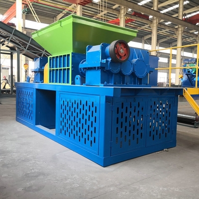 Мобильный двойной вал отходов железной машины Shell Metal Shredder Machine для длительного срока службы