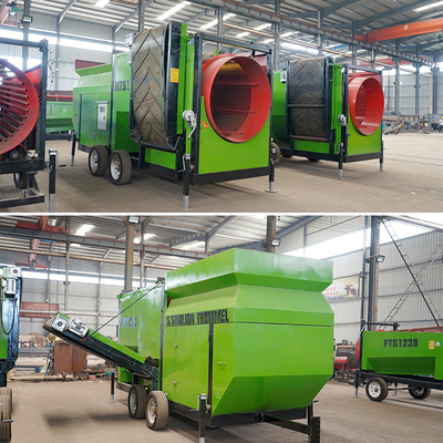 Зависит от модели Компост Trommel Multi Screen для горнодобывающей Trommel Screening Plant продажа