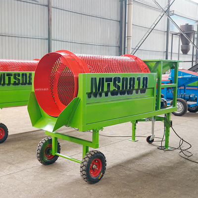 Поставка Ручная установка Vibro Separator Trommel Screen Compost Drum Sieve Machine