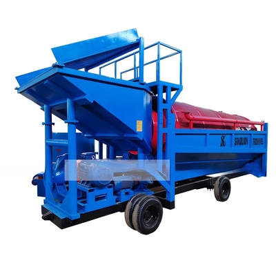 380V/415V/440V Мобильный золотой барабанный экран для стиральной установки