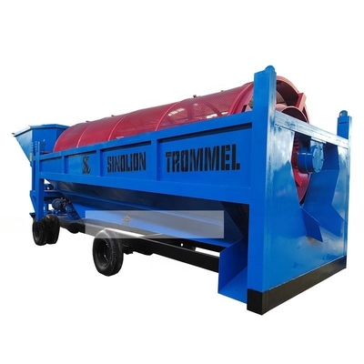 Напряжение 380V/415V/440V Горная машина Промышленный вращающийся экран Омывание золота Мобильный барабанный экран