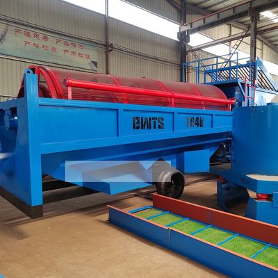 Размер кормления камня менее 300 мм Мобильная установка для мытья золота с концентратором