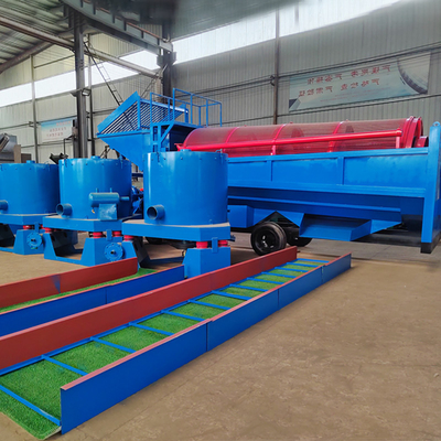 MSW Gold Trommel Screener Machine for Large Capacity Aluvial Sand Gold Screening (машина для скрининга золота с помощью барабана)
