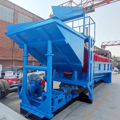 Placer Gold Mining Trommel Screen with Duty Feed Hopper 2200 KG Вместимость и промывка