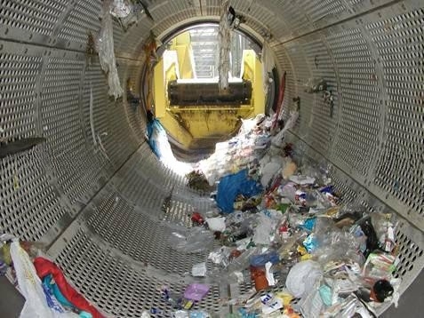 98% эффективность сортировки Автоматическая сортировочная машина для обращения с отходами 6,5-10 т