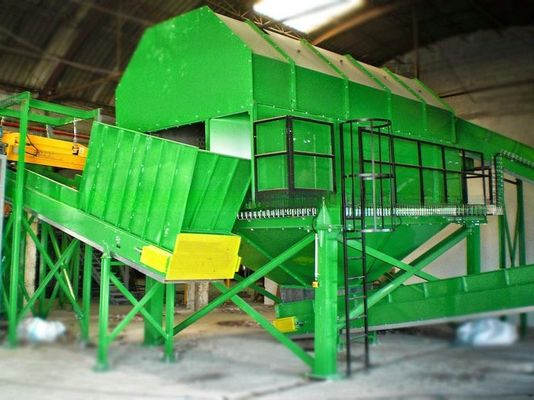 Направляемый на напряжение экраны для твердых бытовых отходов с настраиваемой емкостью