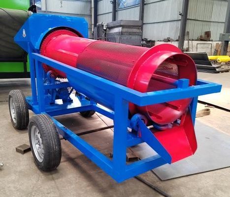 Маломасштабное преимущество золотодобывающие машины оборудование барабанный экран для добычи энергии