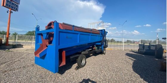 Blue Mobile Trommel Gold Washing Plant для оборудования для разделения аллювиального золота