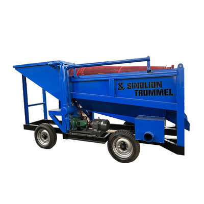 220V/380V Сепаратор золотого песка Аллювиальные машины для добычи золота Моечное предприятие Золотой барабанный экран