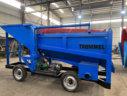 220V/380V Сепаратор золотого песка Аллювиальные машины для добычи золота Моечное предприятие Золотой барабанный экран