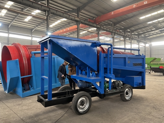 220V/380V Сепаратор золотого песка Аллювиальные машины для добычи золота Моечное предприятие Золотой барабанный экран