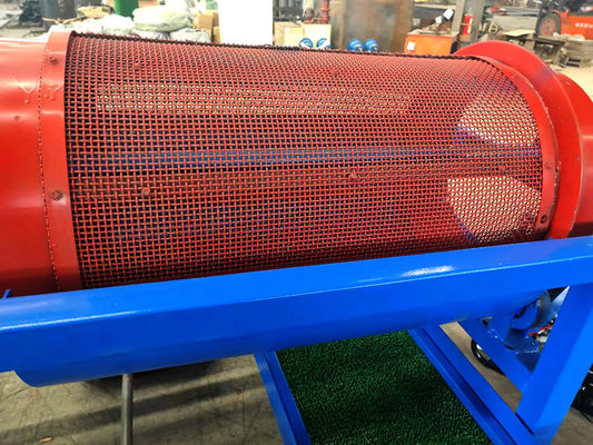 Мини портативный золотой барабан для небольшой мощности Алювиальный завод по промыванию золотого песка 10 т