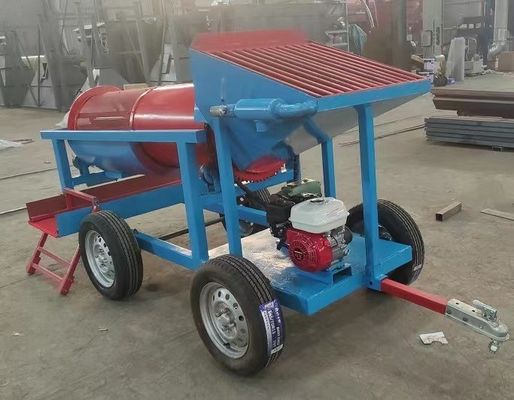 Маломасштабный аллювиальный завод по промывке золота Мобильный горный домп для сортировки золота