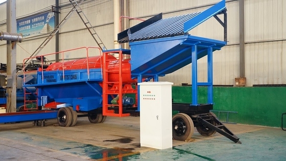 80-150 т/ч Мобильная аллювиальная золоторудная установка для промывки