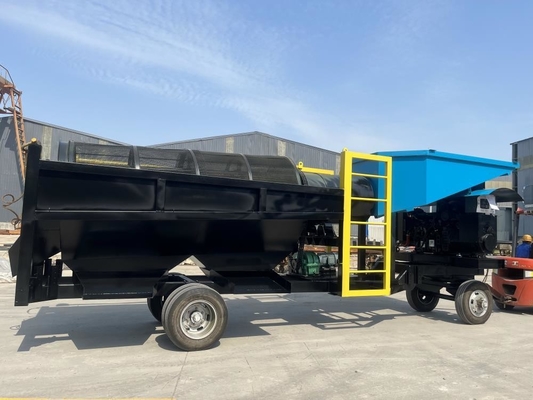 80-150 т/ч Мобильная аллювиальная золоторудная установка для промывки