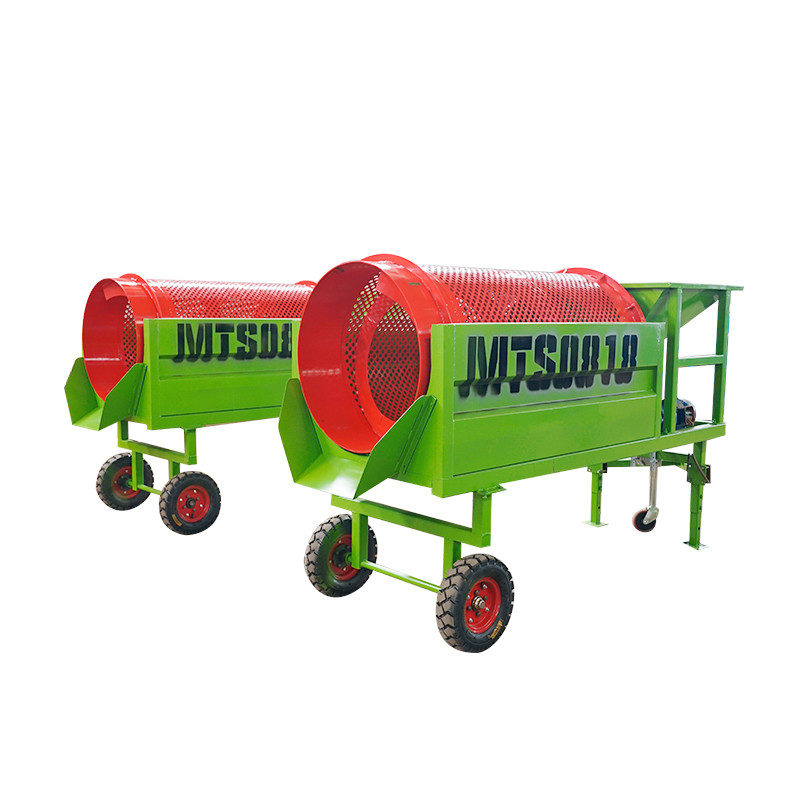 Поставка Ручная установка Vibro Separator Trommel Screen Compost Drum Sieve Machine