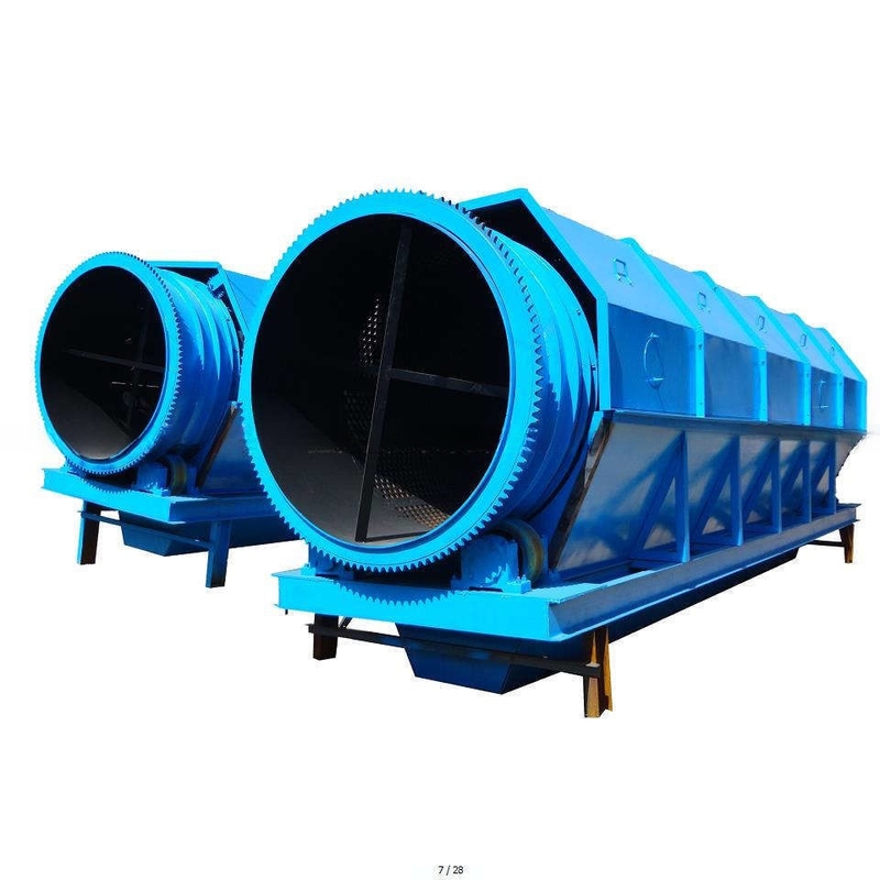 Компостный барабанный экран с напряжением 380V/415V/440V и удобным руководством по установке